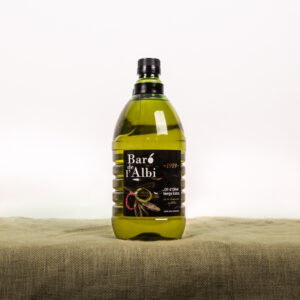 Oli d'oliva verge extra. Cooperativa Agrícola de l'Albi. Ampolla 2 L olli
