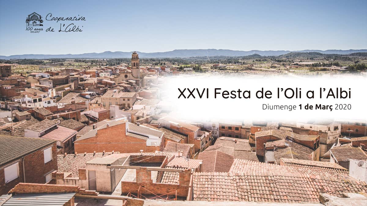 Festa de l'Oli 2020 Oli d'Oliva Verge Extra Cooperativa Agrícola de l’Albi