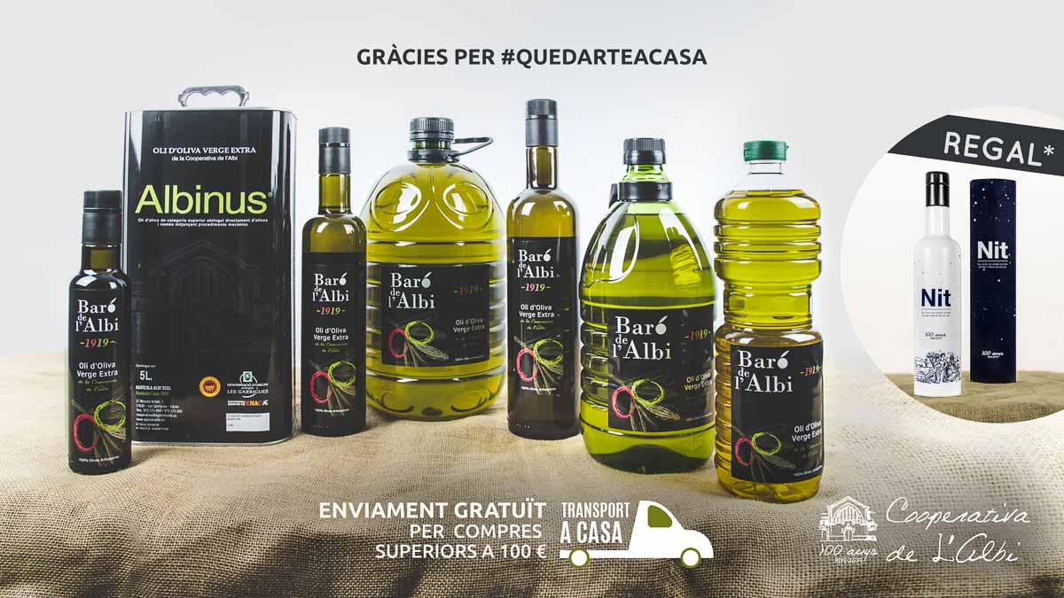 Oli d'Oliva Verge Extra Cooperativa Agrícola de l’Albi